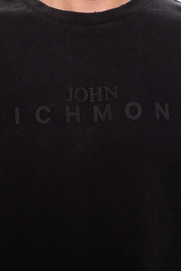 【関税&送料込】John Richmond T-shirts and Polos Black John Richmond Polo Shirt - Size M